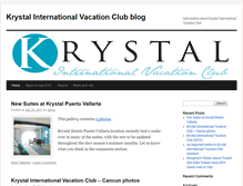 Tablet Screenshot of krystalinternationalvacationclub.com